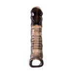 Насадка Toyfa XLover, для увеличения размера, TPE, черный, прозрачный, 22.5 см