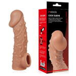 Насадка реалистик на фаллос, с пупырышками COCK SLEEVE RES.002