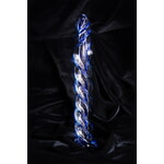 Нереалистичный фаллоимитатор Sexus Glass, стекло, прозрачный, 18,5 см