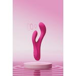 Нереалистичный вибратор LOVENSE Osci 3 G-spot с клиторальным стимулятором, силикон, розовый