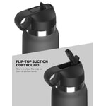Мастурбатор загорелый в серой фляге FUCK FLASK