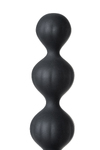Набор анальных цепочек Satisfyer Love Beads black, силикон, черный, 27 см.
